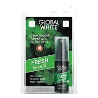 Спрей для полости рта GLOBAL WHITE Fresh освежающий 15мл