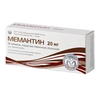 Мемантин таб п.п.о. 20мг N30