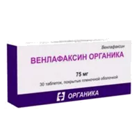 Венлафаксин Органика таб п.п.о. 75мг N30