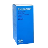 Ретровир р-р д/внут пр 50мг/5мл 200мл N1