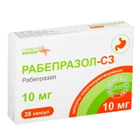 Рабепразол-СЗ капс кишечнораств 10мг N28