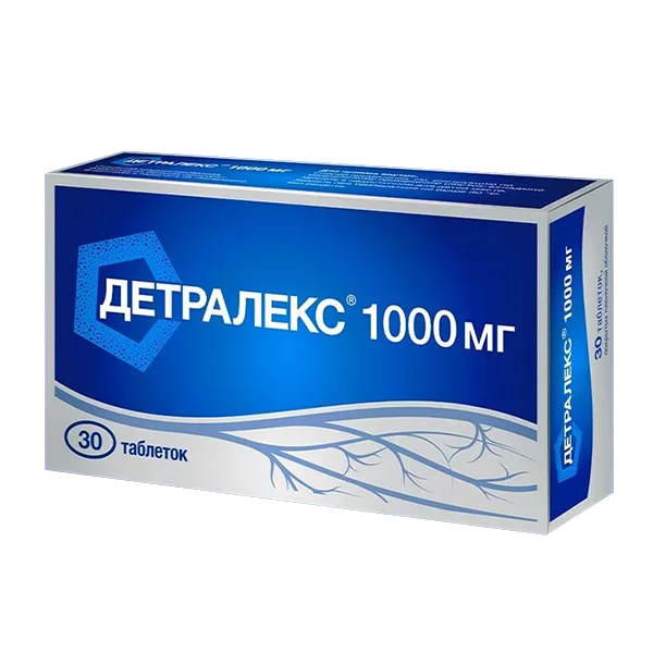 Детралекс таб п.п.о. 1000мг N30