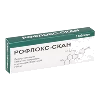 Рофлокс-Скан таб п.п.о. 750мг N5