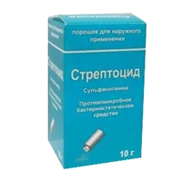 Стрептоцид пор д/наружн пр 10г N1