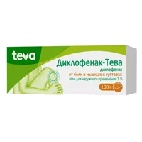 Диклофенак-Тева гель д/наружн пр 1% 100г N1