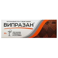 ВИПРАЗАН хитозановый гель с ядом гадюки 50г