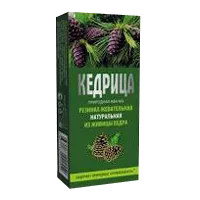 КЕДРИЦА Смолка жевательная из смолы кедра 0,8г N4