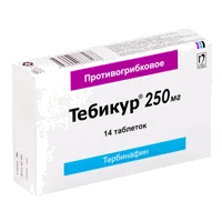 Тебикур таб 250мг N14