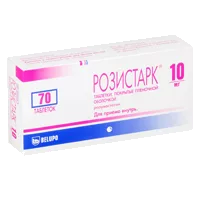 Розистарк таб п.п.о. 10мг N70