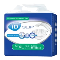 Подгузники iD Slip Super для взрослых р.XL (120-170см) N14