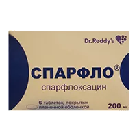 Спарфло таб п/о 200мг N6