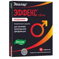 ЭФФЕКС Силденафил таб п.п.о. 100мг N15