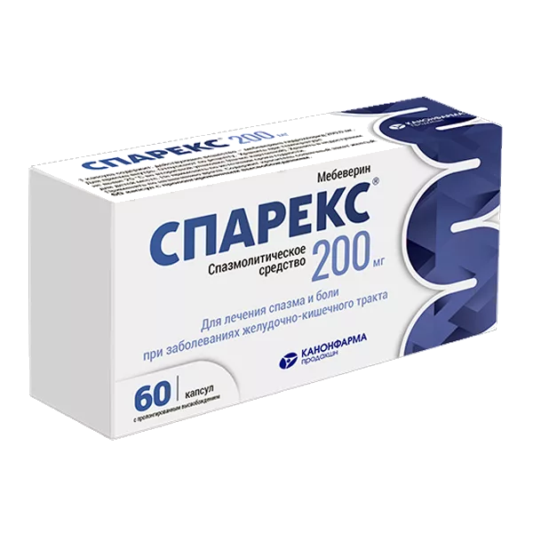 Спарекс капс пролонг высв 200мг N60