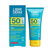 LIBREDERM Крем солнцезащитный Bronzeada SPF30 для лица и зоны декольте 50мл