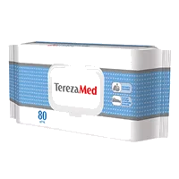Салфетки влажные TerezaMed очищающие с кремовым эффектом N80