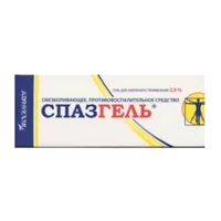 Спазгель гель д/наружн пр 2,5% 30г N1