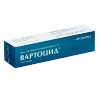 Вартоцид крем д/наружн пр 5% 5г N1