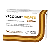 Урсосан Форте таб п.п.о. 500мг N50