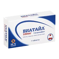 Виатайл таб п.п.о. 100мг N1