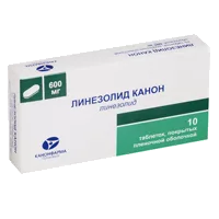 Линезолид Канон таб п.п.о. 600мг N10