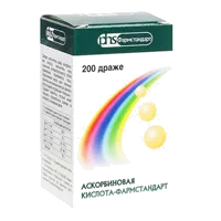 Аскорбиновая кислота-ФАРМСТАНДАРТ драже 0,25г N200