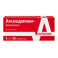 Амлодипин-Акрихин таб 5мг N30
