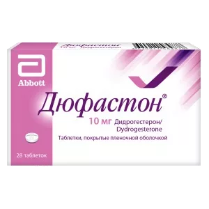Дюфастон таб п.п.о. 10мг N28
