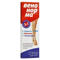 Венонорма спрей для ног косметический 50мл