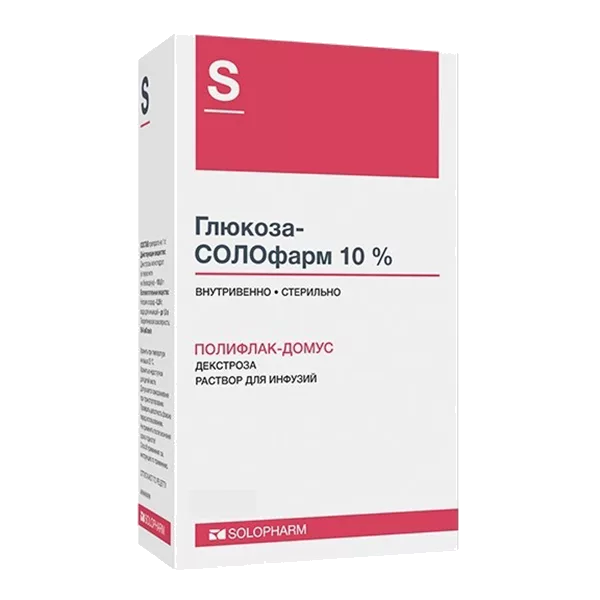 Глюкоза-СОЛОфарм р-р д/инф 10% 400мл N1