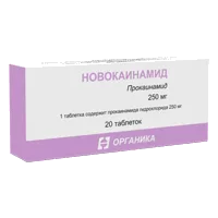 Новокаинамид таб 250мг N20
