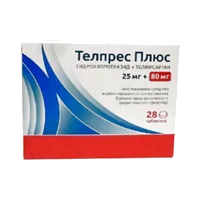 Телпрес Плюс таб 25мг 80мг N28