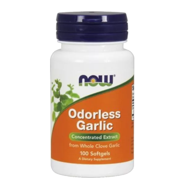 NOW Чеснок без запаха Odorless Garlic капсулы 414мг N100
