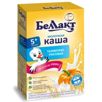 БелЛакт Каша молочная Тыквенно-рисовая с 5 мес 250г