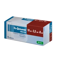 Ко-Дальнева 10мг + 2,5мг + 8мг таб N90