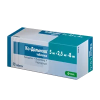 Ко-Дальнева 5мг + 2,5мг + 8мг таб N90