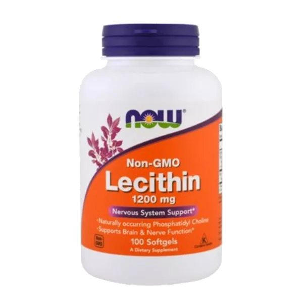 NOW Лецитин Lecithin 1200 мг капсулы 1830мг N100