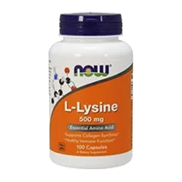 NOW Л-Лизин L-Lysine 500 мг капсулы 840мг N100