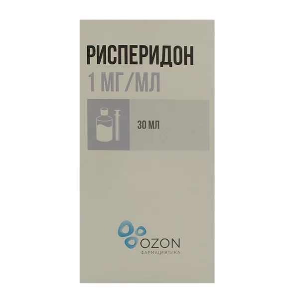 Рисперидон р-р д/внут пр 0,1% 30мл N1