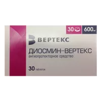 Диосмин-ВЕРТЕКС таб п.п.о. 600мг N30