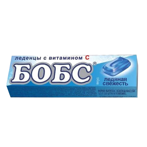 БОБС Леденцы с витамином C Ледяная свежесть 3,5г 35г N10