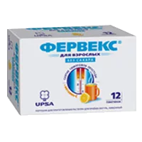 Фервекс 500мг+25мг+200мг пор д/р-ра д/вн пр (лимон б/сахара) 4,95г N12