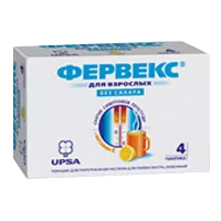 Фервекс 500мг+25мг+200мг пор д/р-ра д/вн пр (лимон б/сахара) 4,95г N4