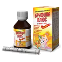 Бруфика Плюс сусп д/внут пр 100мг 162,5мг/5мл 100мл N1
