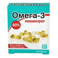 Омега-3 концентрат 60% RealCaps капсулы 1000мг N80