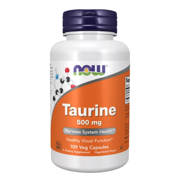 NOW Таурин Taurine 500 мг капсулы 747мг N100