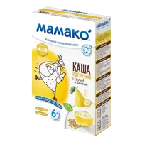 МАМАКО Каша на козьем молоке ПШЕНИЧНАЯ с грушей и бананом с 6 мес 200г