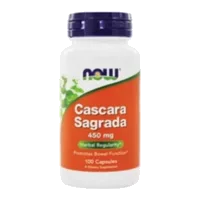 NOW Каскара Саграда Cascara Sagrada 450 мг капсулы 556мг N100