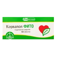 Корвалол Фито 1,16мг+28мг+16,4мг таб N50