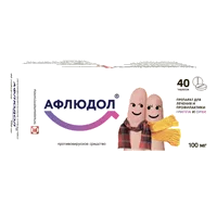 Афлюдол таб п.п.о. 100мг N40