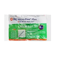 Шприц инсулиновый 1мл 3-х комп BD MicroFine Plus U-100 стер интегр игл G31 0,25х6мм N10